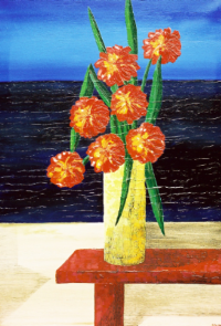 1999_001_Rote Blumen an der Ostsee